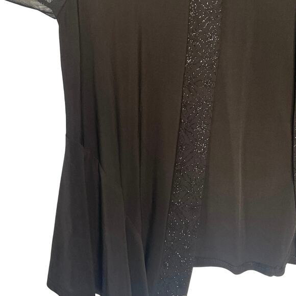 R&M Collection Evening Jacket Special Occassion Womens Elegant Black  Size XL - Picture 6 of 10